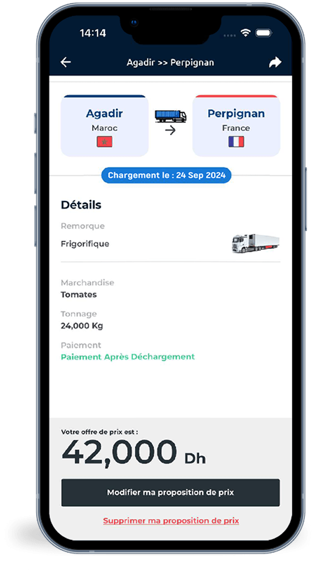 Proposez votre prix
