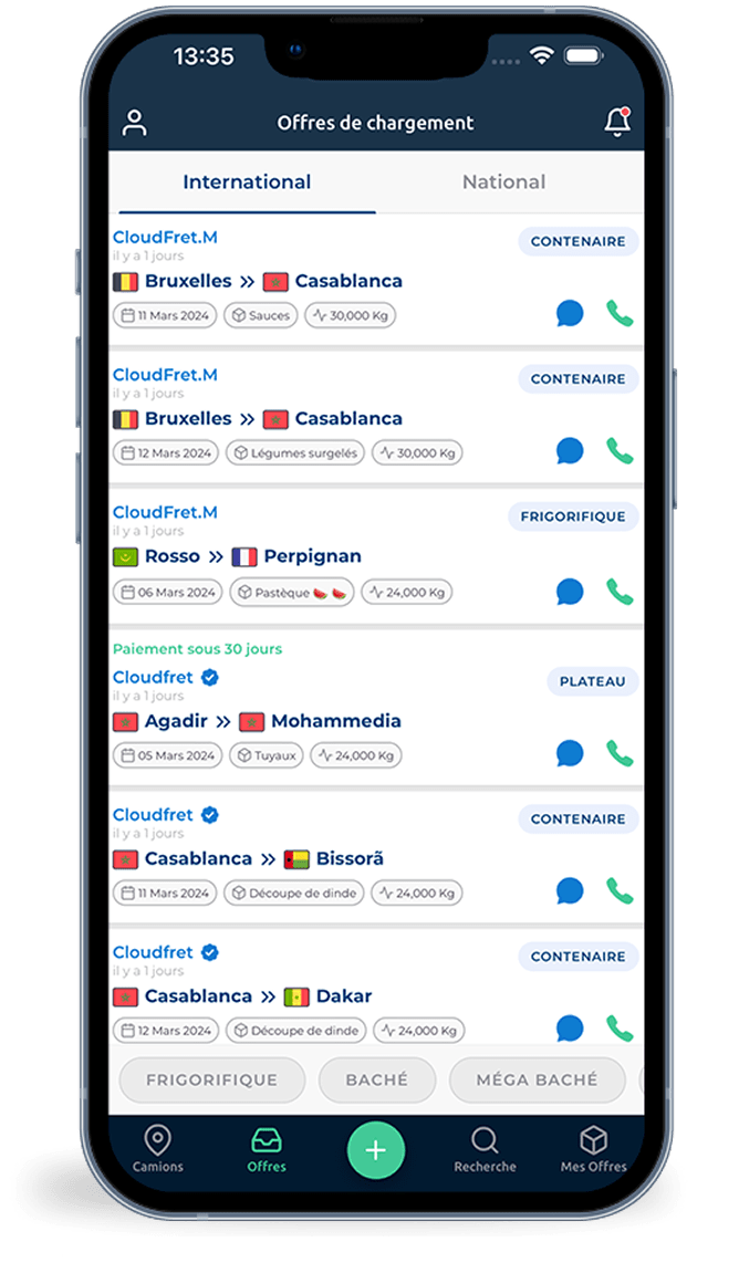 Choisissez l’offre de chargement qui vous convient