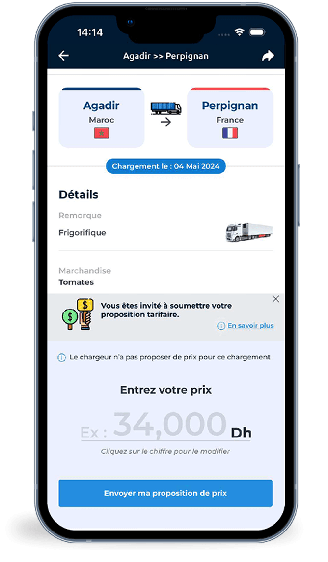 Proposez votre prix