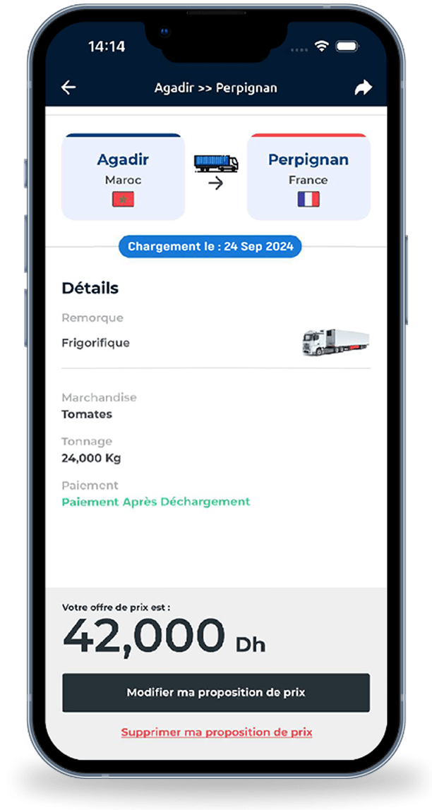 Recevez des offres des clients instantanément